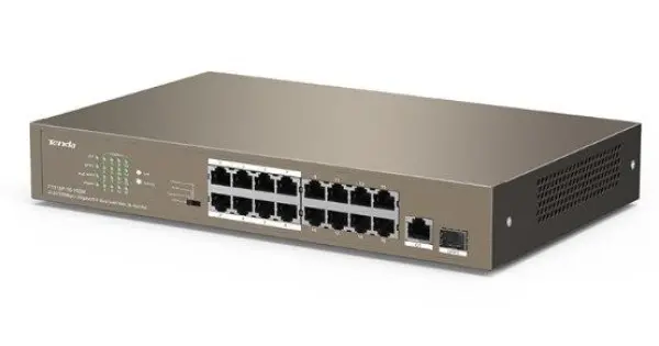 Tenda TEF1118P-16-150W LAN 16-Port 10/100M + 1 Gigabit SFP Slots Switch