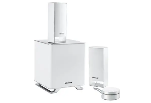 Microlab M-600BT Aktivni drveni zvucnici 2.1 40W RMS(16W,2x12W) BLUETOOTH k-daljinski, 3.5mm