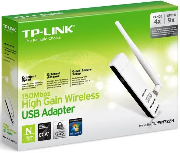 TP-Link TL-WN722N 150Mb/s 2.4Ghz