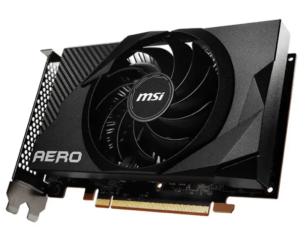 MSI AMD Radeon RX 6400 4GB 64bit RX 6400 AERO ITX 4G
