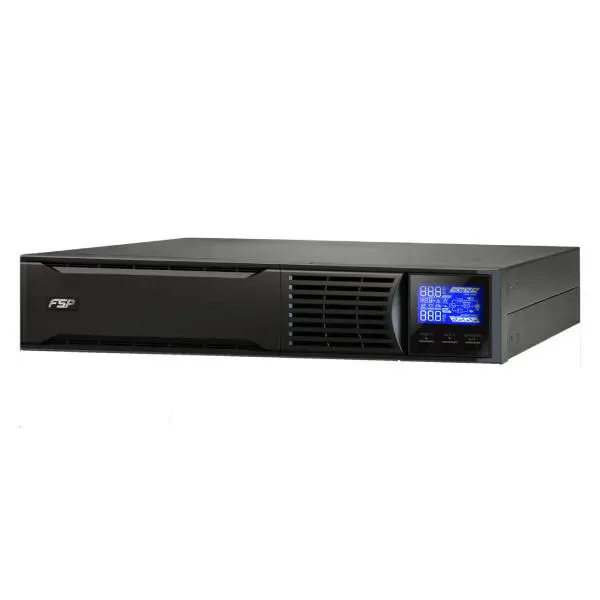 FSP UPS CH-1102RS / CHamp 2K RM (PPF18A1403), 2000VA/1800W, CE, W/CSB 12V9AH*4, W/USB port & cable, LCD, Rack STD