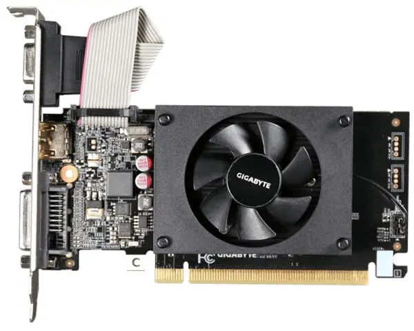 GIGABYTE nVidia GeForce GT 710 2GB 64bit GV-N710D3-2GL rev 2.0