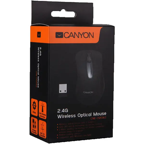BARBONE, Wired Optical Mouse with 3 buttons, 1200 DPI optical technology for precise tracking, black,cable length 1.5m, 108*65*38mm, 0.076k