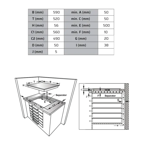 VOX- Ugradna ploca EBI 400 DB