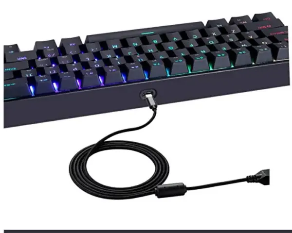 MOTOSPEED CK67 RGB mehanička tastatura crna - crveni prekidač