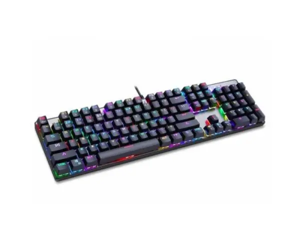 MOTOSPEED CK104 RGB mehanička crna tastatura crveni prekidač