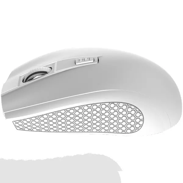 2.4Ghz wireless mice, 6 buttons, DPI 80012001600, with 1 AA battery ,size 110*60*37mm,58g,white ( CNE-CMSW07W ) 