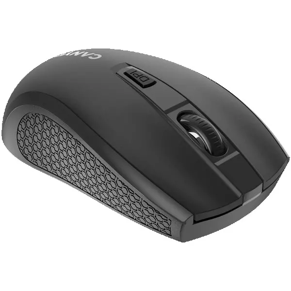 2.4Ghz wireless mice, 6 buttons, DPI 80012001600, with 1 AA battery ,size 110*60*37mm,58g,black ( CNE-CMSW07B ) 
