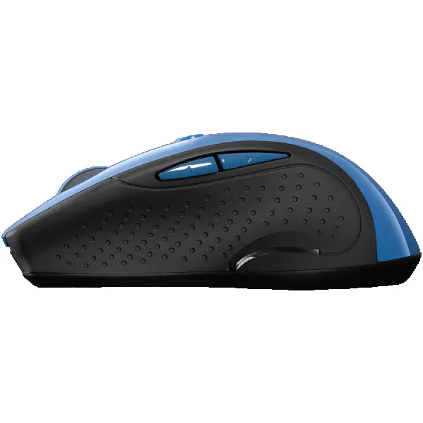 CANYON MW-01 2.4GHz wireless mouse with 6 buttons, optical tracking - blue LED, DPI 100012001600, Blue Gray pearl glossy, 113x71x39.5mm, 0.