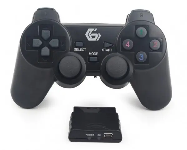 JPD-WDV-01 Gembird Bezicni gamepad sa dvostrukom vibracijom, PS2 / PS3 / PC