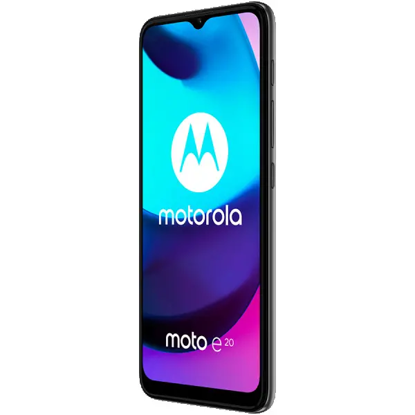 MOTOROLA e20, XT2155-6_GG, 6.5'' 720x1600px, HD+, Dual SIM, UNISOC T606, 232GB, microSD, 13MP+2MP, AF, LED Flash, Front 5MP, GPS, FM Radio, 