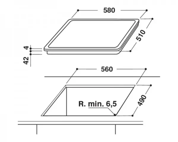 WHIRLPOOL AKT 8190 BA ugradna ploča