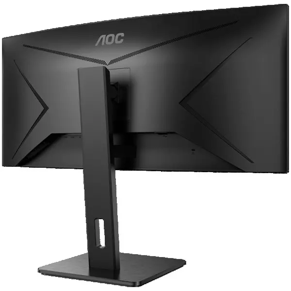 Monitor 34 AOC CU34P2A Black VA, 21:9, 3440x1440, 100Hz, 4ms, 300 cdm2, 3000:1 (50M:1), 1xHDMI 2.0, DP 1.2, 4xUSB 3.2, 3Wx2, VESA 100x100, 