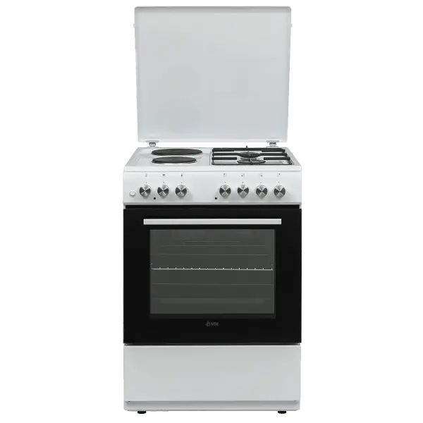 Kombinovani električni šporet Vox GHT6220W   širina 60cm2x strujna ringla 2x plinska ringla