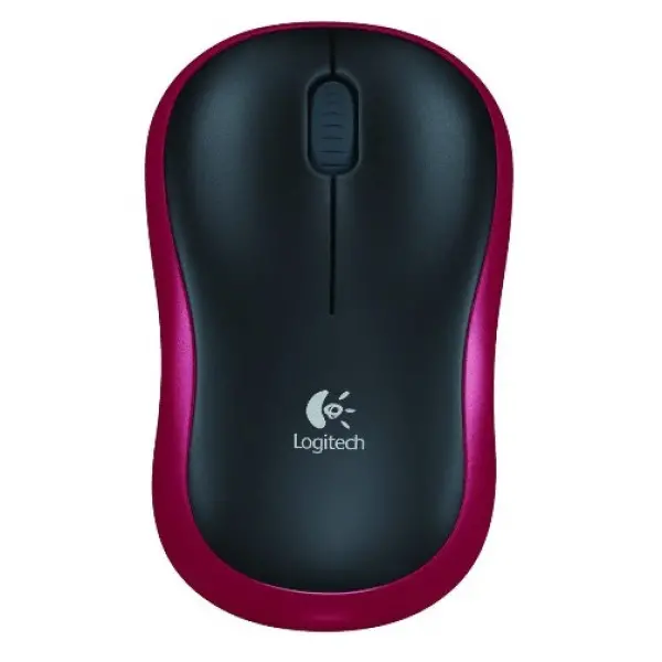 LOGITECH M185 Wireless crveni miš Retail