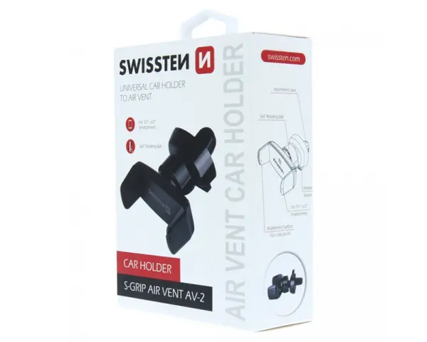 SWISSTEN Auto Drzac za telefon,rotacioni, ventilacioni S-GRIP AV-2