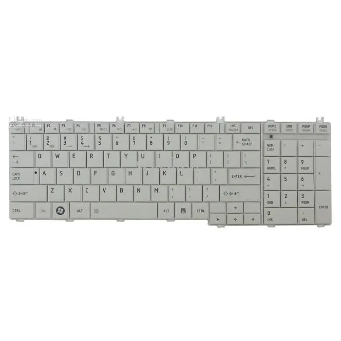 Tastatura Toshiba C650 C660 L650 bela