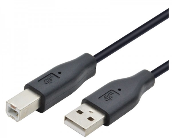 E-GREEN Kabl USB A - USB B MM 3m crni