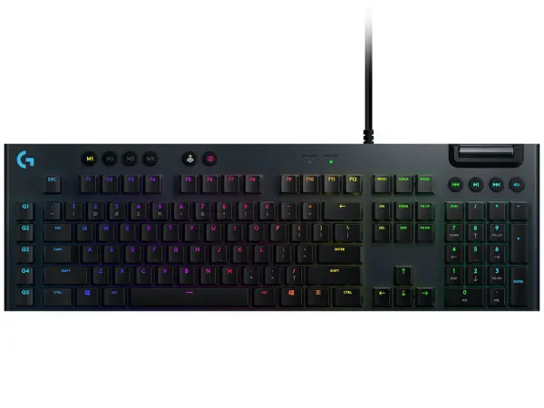 Logitech G815 LIGHTSPEED RGB Mechanical Gaming Kbd - GL Clicky Carbon, US