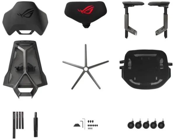 ASUS SL400 ROG DESTRIER Ergo Gaming stolica crna