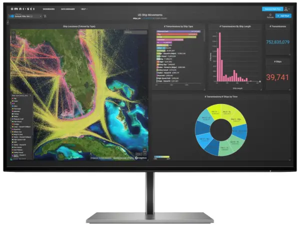 Monitor HP Z27k 27''IPS3840x216060Hz5msHDMI,DP, 4 USB-A, USB-C dock,RJ45VESApivot,visina3g' ( '1B9T0AA' ) 