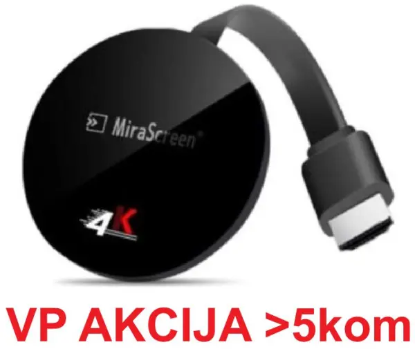 GMB-MiraScreen-4K ** Gembird MIRACAST DLNA & airplay HDMI WiFI Dongle TV adapter, 1080p sent v(1759)
