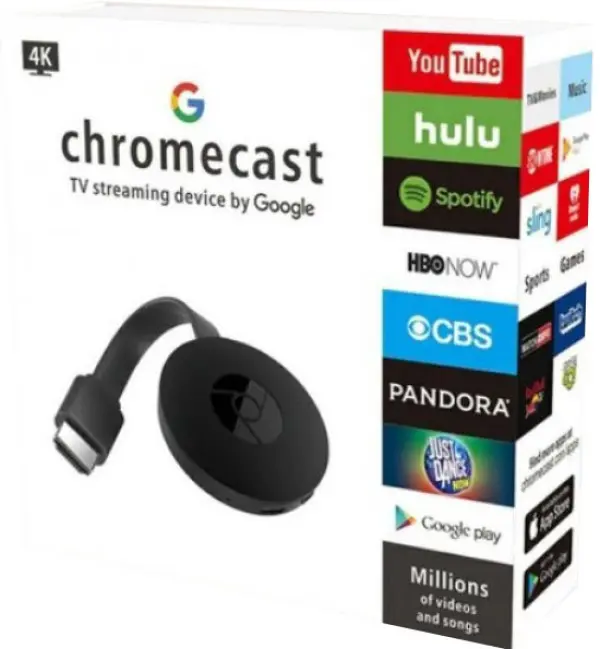 GMB-CHROM-02 Gembird Chromecast TV Streaming 4K airplay HDMI WiFi 5G/2.4G, Dongle TV adapter, 1080P