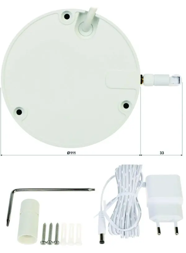 Kamera Dahua IPC-HDB1430DE-SW-0280B 4Mpix, 2,8mm, 30m, IP Kamera, antivandal metalno kuciste