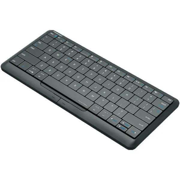 Prestigio Click&Touch 2, wireless multimedia smart keyboard with touchpad embedded into keys, auto-switch between keyboard and touchpad mod