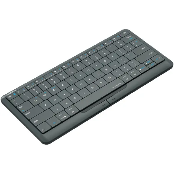 Prestigio Click&Touch 2, wireless multimedia smart keyboard with touchpad embedded into keys, auto-switch between keyboard and touchpad mod