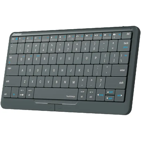 Prestigio Click&Touch 2, wireless multimedia smart keyboard with touchpad embedded into keys, auto-switch between keyboard and touchpad mod