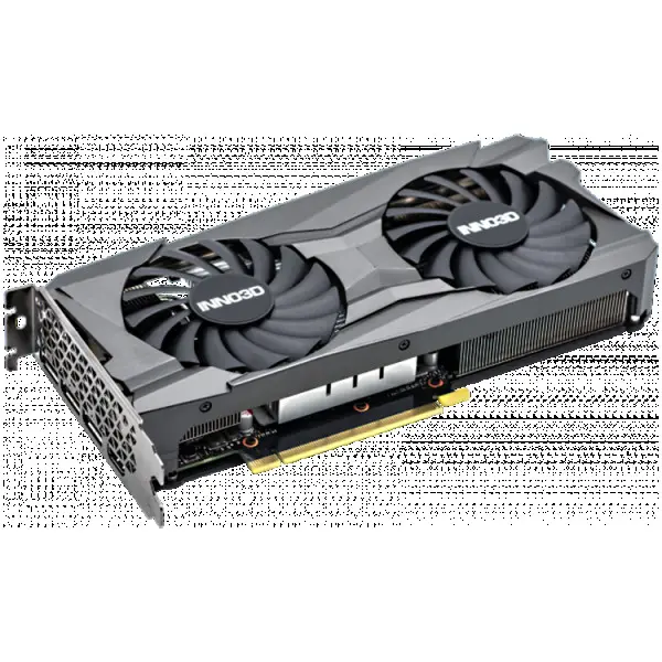 INNO3D NVIDIA Video Card RTX 3060 Twin X2 12GB GDDR6 192 bit, 1777 MHz  15 Gbps, 3x DP, 1x HDMI, 2 fan, 2 slot ( N30602-12D6-119032AH ) 