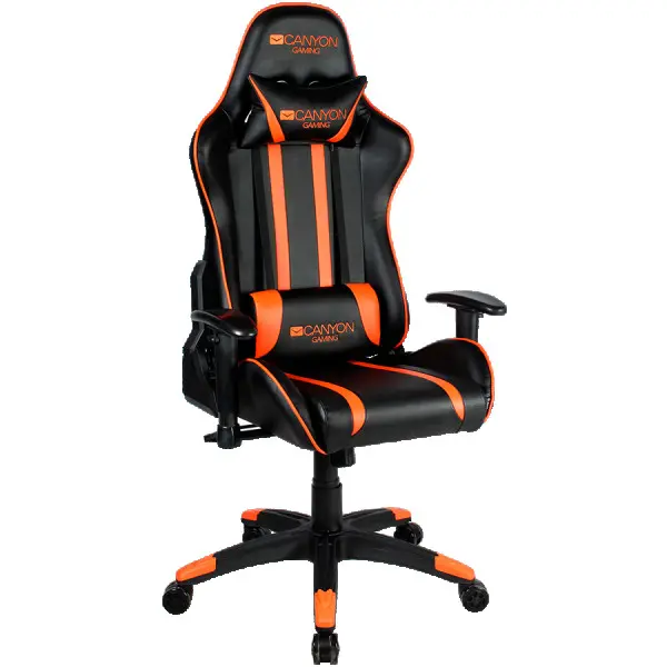 CANYON Fobos G?-3 Gaming chair, PU leather, Cold molded foam, Metal Frame, Top gun mechanism, 90-165 dgree, 2D armrest, Class 4 gas lift, N