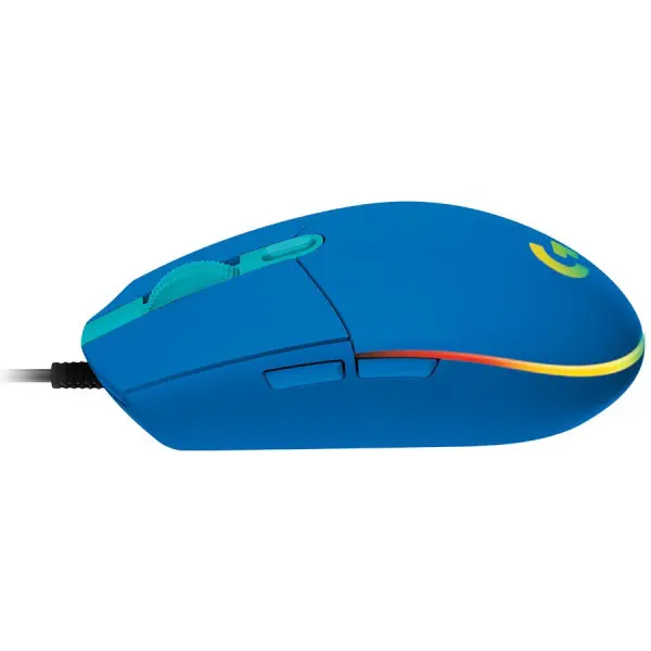 LOGITECH G203 LIGHTSYNC Corded Gaming Mouse - BLUE - USB ( 910-005798 ) 