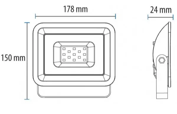 LED reflektor 30W 6500K LRF013EW-30/WH