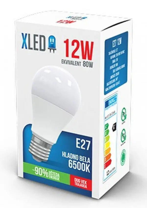 XLED sijalica E27 12W/220V HB 6500K 026636