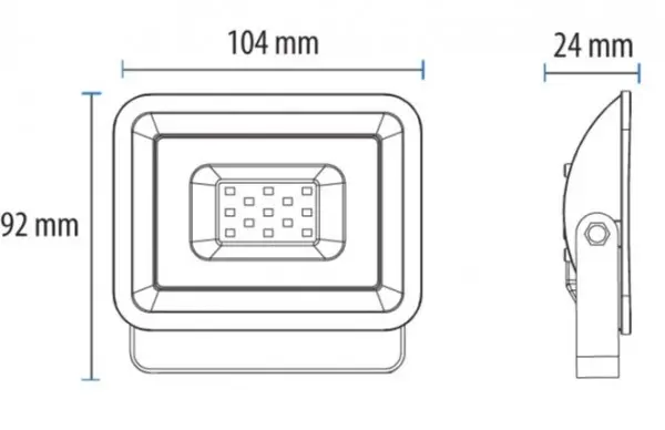 LED reflektor 10W