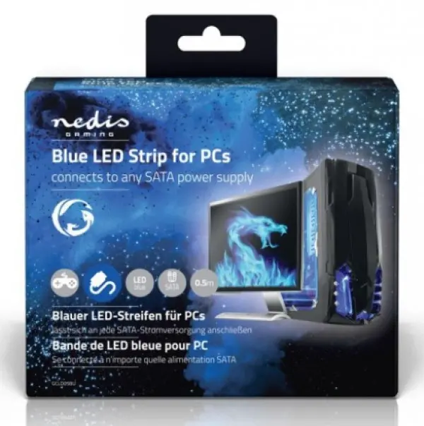 GCLD05BU LED traka, SATA konektor, plava, 50cm