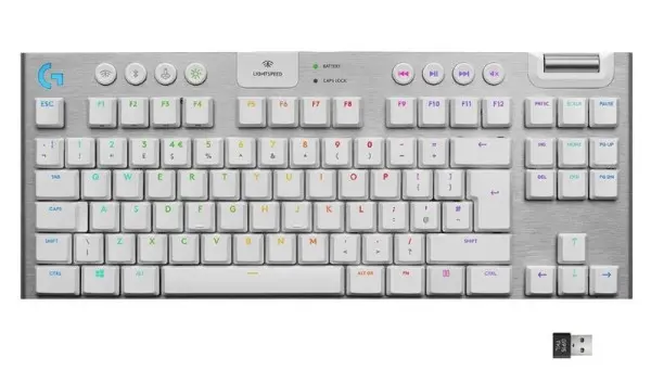 G915 TKL Lightspeed Wireless RGB - GL Tactile White