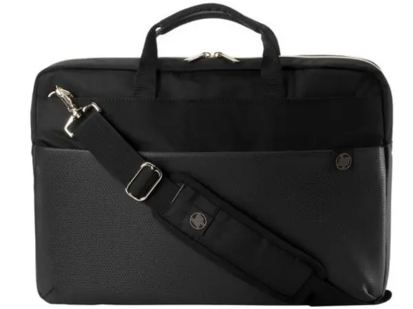 HP 15.6 Duotone Gold Briefcase - Black/Gold ( 4QF94AA ) 
