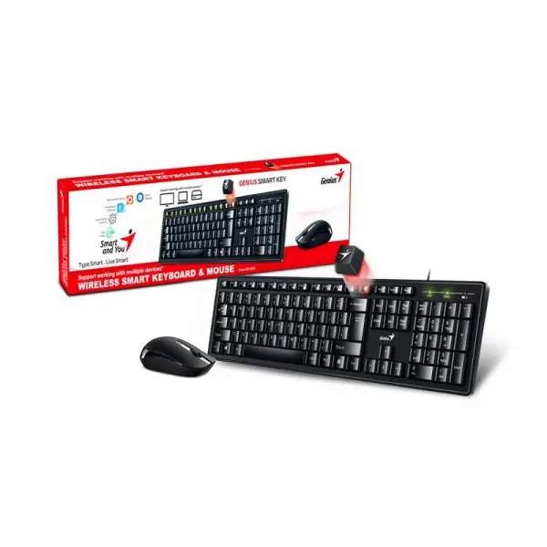 Tast+mis USB Wireless Genius Smart KM-8200 YU Black