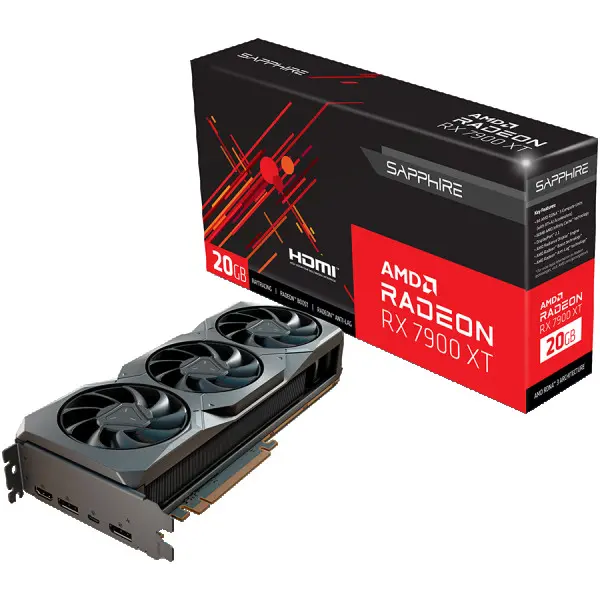SAPPHIRE AMD Radeon RX 7900 XT 20GB RX 7900 XT GAMING 20GB (21323-01-20G)