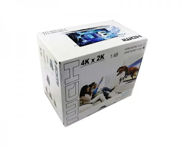 E-GREEN 2.0 HDMI spliter 4x out 1x in 4K x 2K