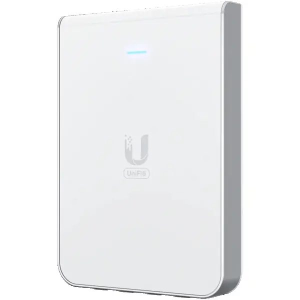 UniFi6 In-Wall. Wall-mounted WiFi 6 access point with a built-in PoE switch. ( U6-IW ) 
