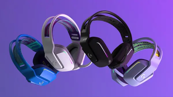 G733 Lightspeed Wireless RGB Gaming Headset Lilac