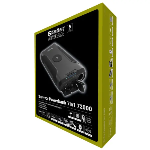 Powerbank Sandberg Survivor 420-64 72000mAh PD60W