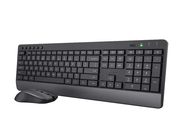 Tastatura+miš TRUST TREZO bežični setSilentUScrna' ( '24529' )