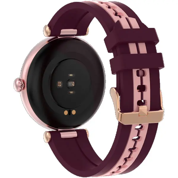 CANYON Smart watch Rtl8762dt, 1.19 Amoled 390x390px, oncell TP, 192KB RAM, 3.7V 190mAh battery, Rosegold alumimum alloy case middle frame +