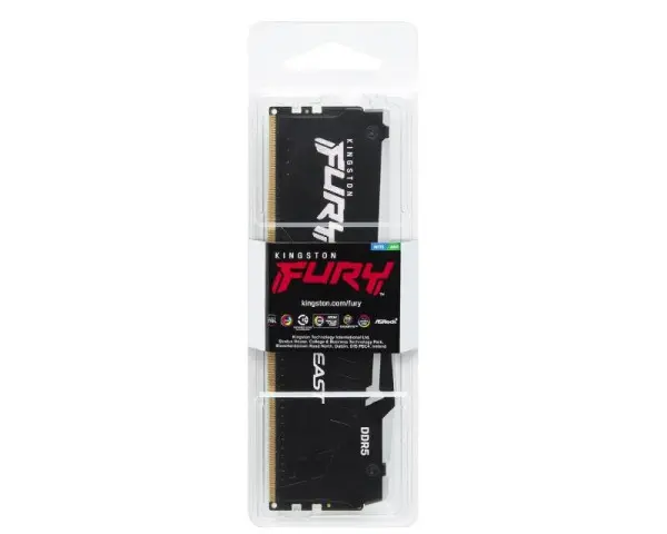 KINGSTON DIMM DDR5 8GB 6000MTs KF560C36BBEA-8 FURY Beast RGB EXPO