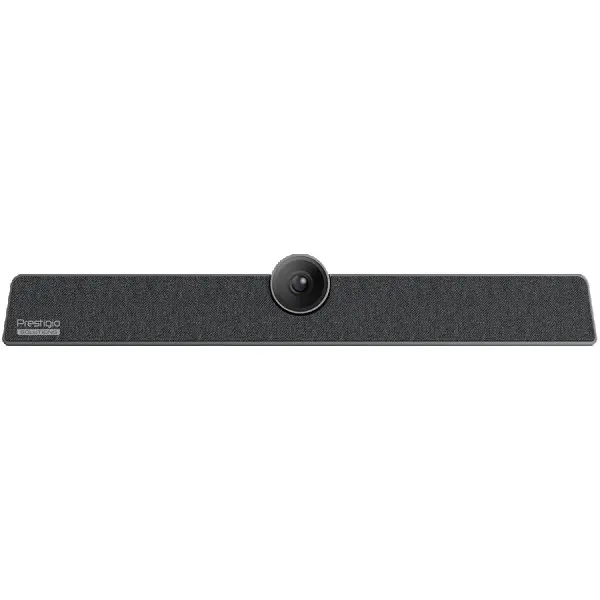 Prestigio Solutions Video Conferencing Collaboration Bar Alpha: UHD, 12MP, 6 mic, 8m (Range), Connection via USB Type-C or AUX ( PVCCU12M60